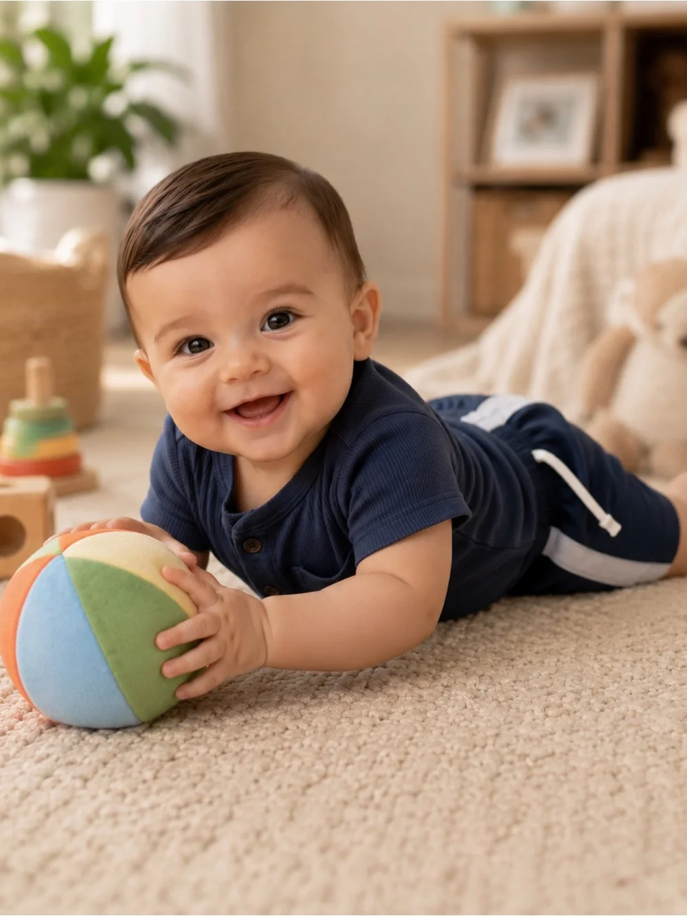 Carter’s Shorts, Navy - 6 Months
